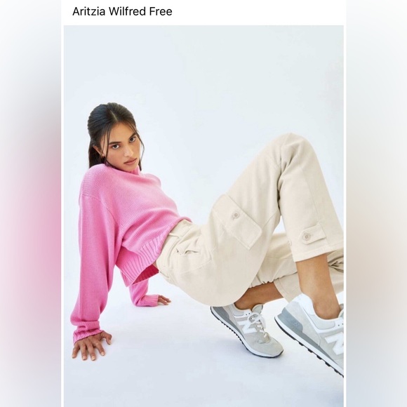 Aritzia Wilfred Modern Cargo Pants GD Birch Womens Size XS - Picture 1 of 7